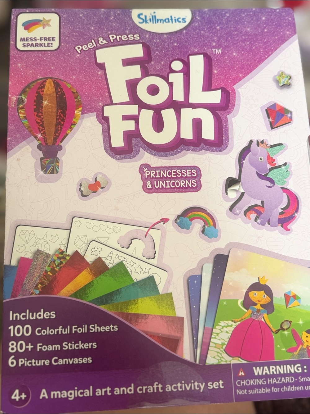 Foil Fun Kids Craft Set - Purple Princesses & Unicorns